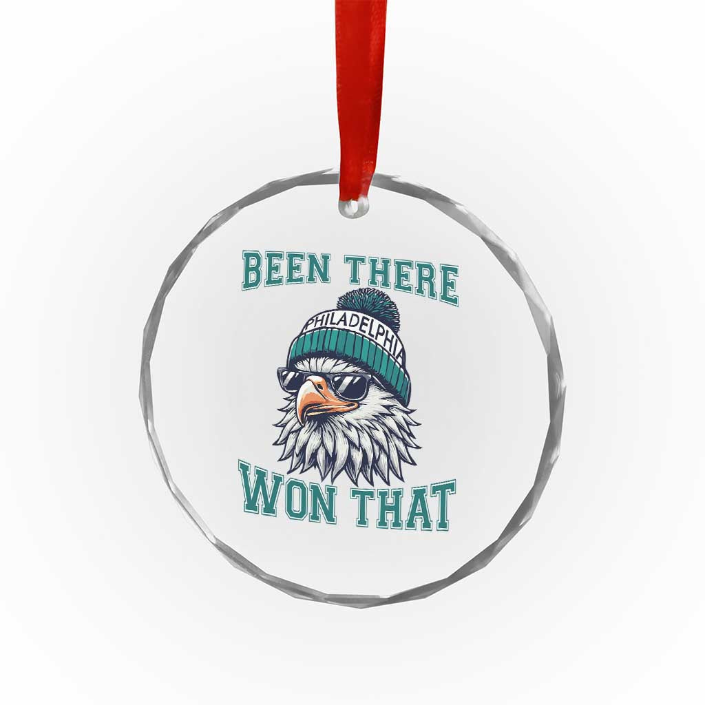Been There Won That Fierce Eagle Graphic Crystal Glass Ornament TS02 Print Your Wear
