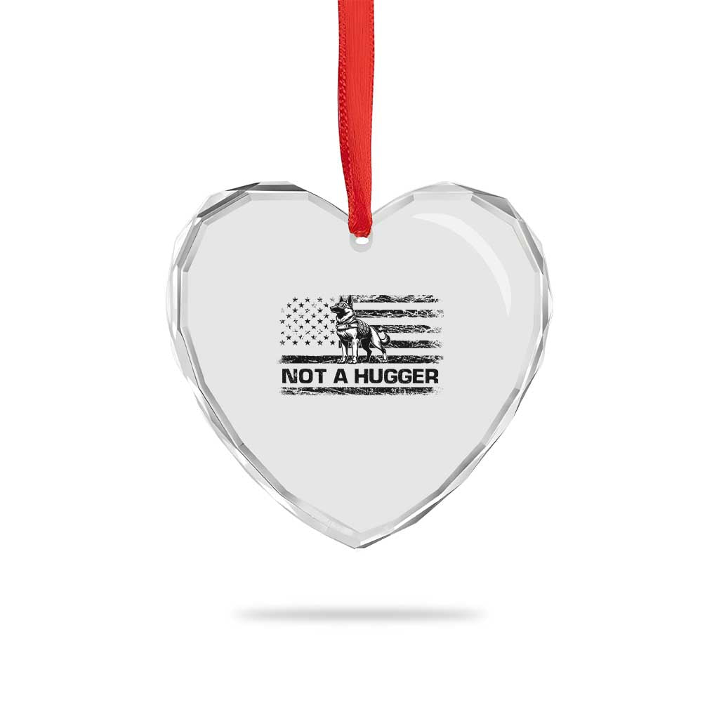 Belgian Malinois American Flag Heart Crystal Glass Ornament K9 Dog Lovers German Shepherd TS10 Print Your Wear