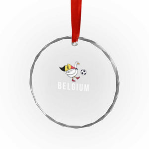 Belgium Football Crystal Glass Ornament Silly Goose Soccer Fan Support TS14 Print Your Wear
