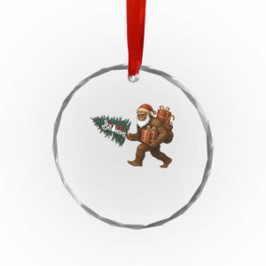 Believe Bigfoot Christmas Crystal Glass Ornament Sasquatch Holiday Gift TS12 Print Your Wear