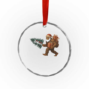 Believe Bigfoot Christmas Crystal Glass Ornament Sasquatch Holiday Gift TS12 Print Your Wear
