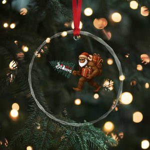 Believe Bigfoot Christmas Crystal Glass Ornament Sasquatch Holiday Gift TS12 Print Your Wear