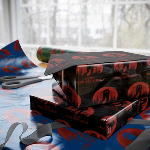 Believe In Fresno Nightcrawlers Wrapping Paper Roll California Cryptid Hunter Gift TS12 Black Print Your Wear