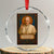 Beloved Pope Francis Crystal Glass Ornament 1936-2025 Memorial - Print Your Wear