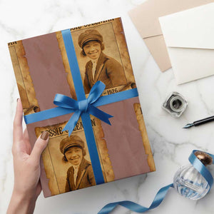 Bessie Coleman First African American Female Pilot Wrapping Paper Roll Black History TS10 Mocha Print Your Wear