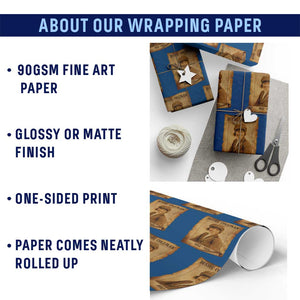 Bessie Coleman First African American Female Pilot Wrapping Paper Roll Black History TS10 Print Your Wear