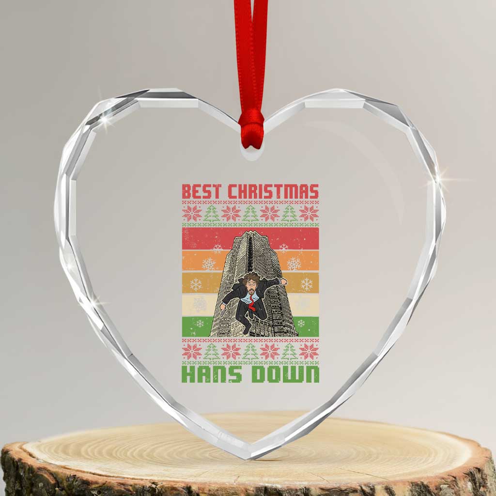 Best Christmas Hans Down Nakatomi 1988 Heart Crystal Glass Ornament TS09 Transparent Glass 3'' Heart Print Your Wear