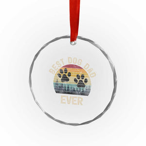 Best Dog Dad Ever Crystal Glass Ornament Fathers Day Gift for Dog Lovers TS10 Print Your Wear