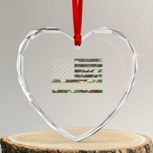 Best Effin Bonus Dad Ever Heart Crystal Glass Ornament Funny Step Dad Camo American Flag TS10 Transparent Glass 3'' Heart Print Your Wear