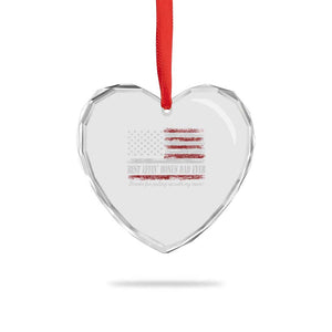 Best Effin’ Bonus Dad Ever Heart Crystal Glass Ornament Step Dad American Flag TS10 Print Your Wear