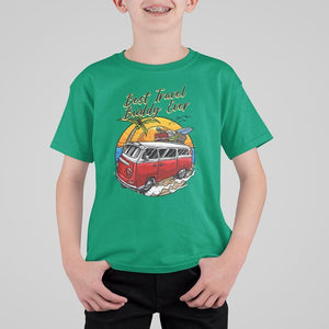 Best Travel Buddy Ever T Shirt For Kid Vintage Beach Van Summer Vacation TS11 Irish Green Print Your Wear