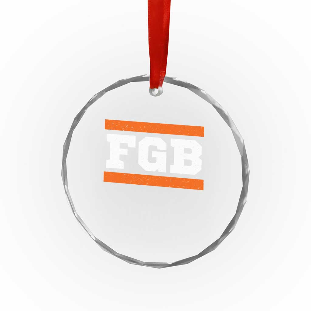 BF Game Day Crystal Glass Ornament FGB Football Fans TS10 Print Your Wear