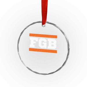 BF Game Day Crystal Glass Ornament FGB Football Fans TS10 Print Your Wear