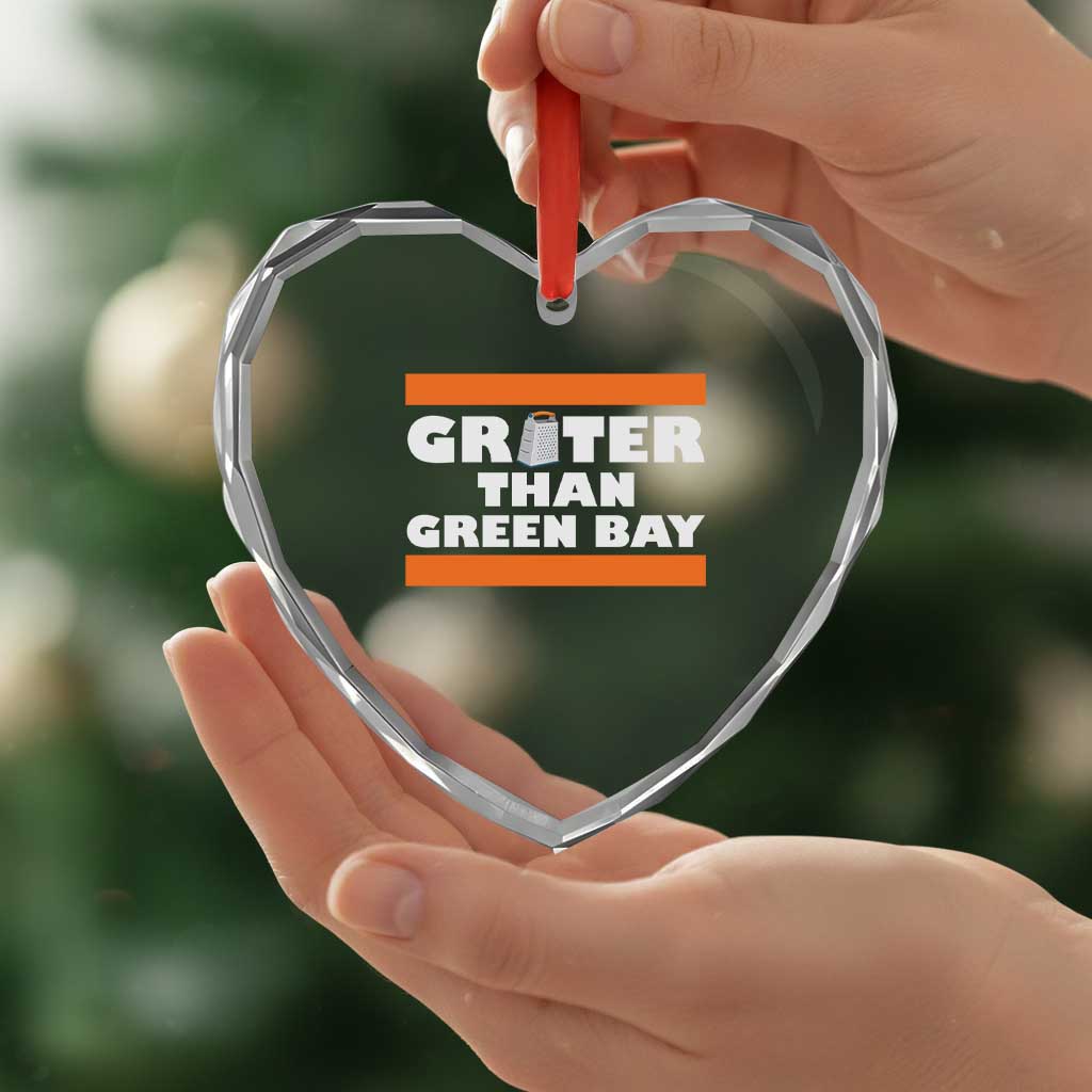BF Game Day Heart Crystal Glass Ornament Funny Grater Than GB Foolball Fans TS10 Print Your Wear