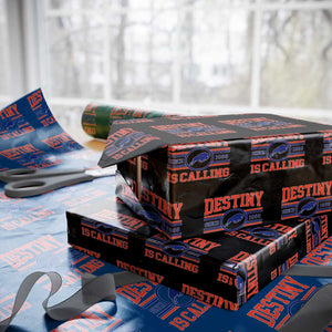 BFB Football Wrapping Paper Roll Funny Vintage 90s TS10 Black Print Your Wear