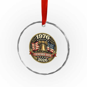 Bicentennial Born 1976 Liberty Bell Crystal Glass Ornament America 250th Anniversary 50th Birthday TS02 Print Your Wear