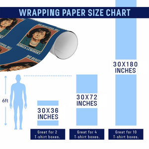 Big Beautiful Bill Donica Lewinsky Wrapping Paper Roll Funny Political Trump Meme Vintage Parody TS02 Print Your Wear