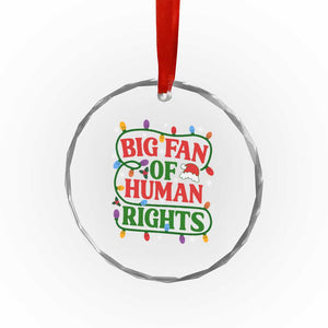 Big Fan Of Human Rights Crystal Glass Ornament Equality Activists Christmas Gift TS12 Print Your Wear
