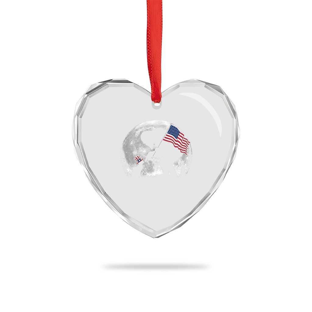 Bigfoot Boop Cat Moon Heart Crystal Glass Ornament Funny Sasquatch Meme 4th of July TS14 Print Your Wear