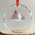 Bigfoot Crystal Glass Ornament Sasquatch American Flag Patriotic TS10 Transparent Glass 3'' Circle Print Your Wear