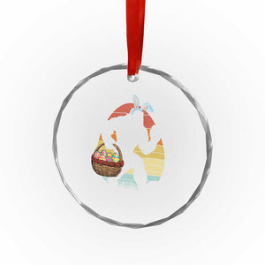 Bigfoot Easter Crystal Glass Ornament Bunny Sasquatch Eggs Retro TS10 Print Your Wear
