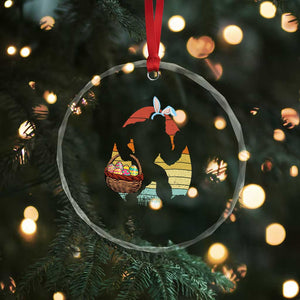 Bigfoot Easter Crystal Glass Ornament Bunny Sasquatch Eggs Retro TS10 Print Your Wear