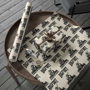 Bigfoot Grabbed My Wiener Wrapping Paper Roll Funny Sasquatch Camping TS14 Beige Print Your Wear
