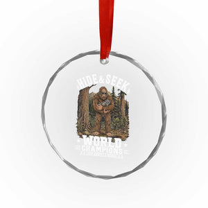 Bigfoot Jimothy The Raccoon Cryptid Animal Friendship Crystal Glass Ornament Hide And Seek World Champions