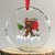 Bigfoot Xmas Tree Lights Crystal Glass Ornament Believe Xmas Sasquatch Lovers Funny TS10 Transparent Glass 3'' Circle Print Your Wear