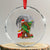Bigfoot Xmas Tree Lights Crystal Glass Ornament Believe Xmas Sasquatch Lovers Ugly Gift TS10 Transparent Glass 3'' Circle Print Your Wear