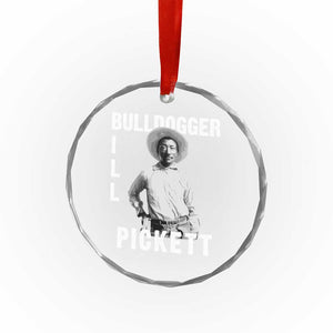 Bill Pickett Crystal Glass Ornament Bulldogger Black Cowboy Western Legend Vintage TS02 Print Your Wear