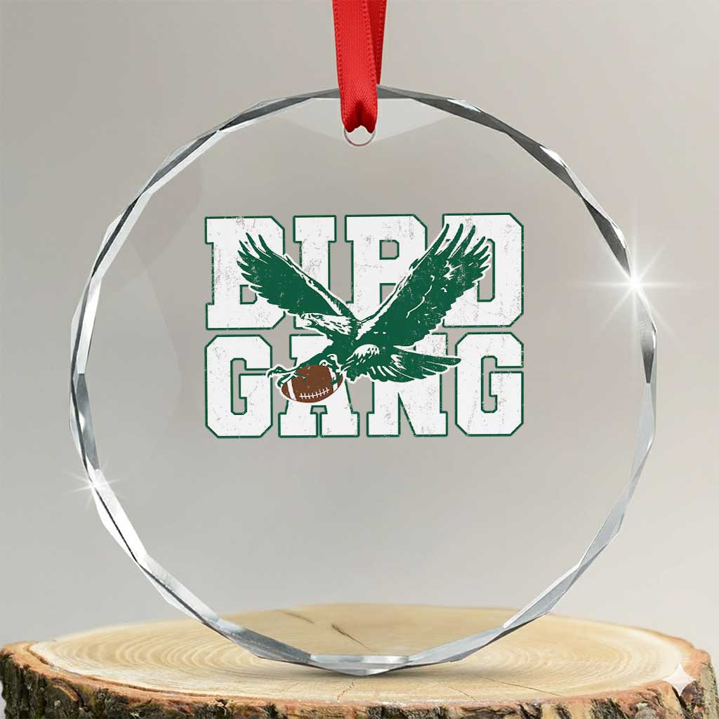 PFE Football Lovers Game Day Crystal Glass Ornament TS11 Transparent Glass 3'' Circle Print Your Wear