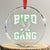 Bird Gang Crystal Glass Ornament Vintage 90s Style Classic Eagles Fly - Print Your Wear