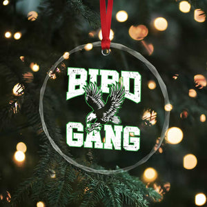 Bird Gang Crystal Glass Ornament Vintage 90s Style Classic Eagles Fly - Print Your Wear