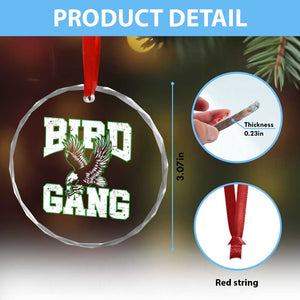 Bird Gang Crystal Glass Ornament Vintage 90s Style Classic Eagles Fly - Print Your Wear