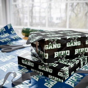 Bird Gang Wrapping Paper Roll Vintage 90s Style Classic EF Fly TS10 Black Print Your Wear