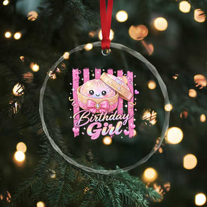 Birthday Girl Cute Glitter Dumpling Crystal Glass Ornament Kawaii Food Squishy Summer Stripes