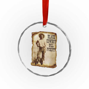 Black Cowboy Bill Pickett Crystal Glass Ornament African American Cowboys Black History TS10 Print Your Wear