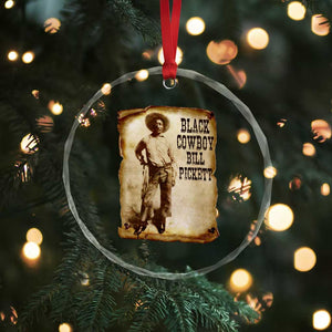 Black Cowboy Bill Pickett Crystal Glass Ornament African American Cowboys Black History TS10 Print Your Wear