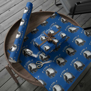 Black Crow F-Caw-F Wrapping Paper Roll Funny Raven Moon Gothic Adult Humor TS10 Blue Print Your Wear