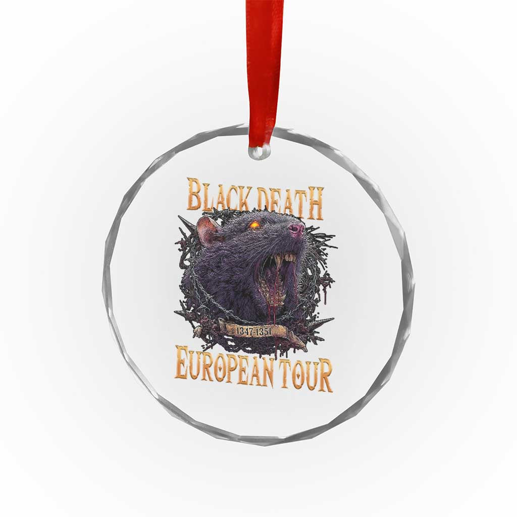 Black Death European Tour Crystal Glass Ornament Plague Rat Medieval History Alternative Art TS10 Print Your Wear