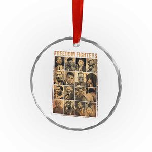 Black Freedom Fighters Crystal Glass Ornament Huey P. Newton Bobby Seale Black History Month Juneteenth TS10 Print Your Wear