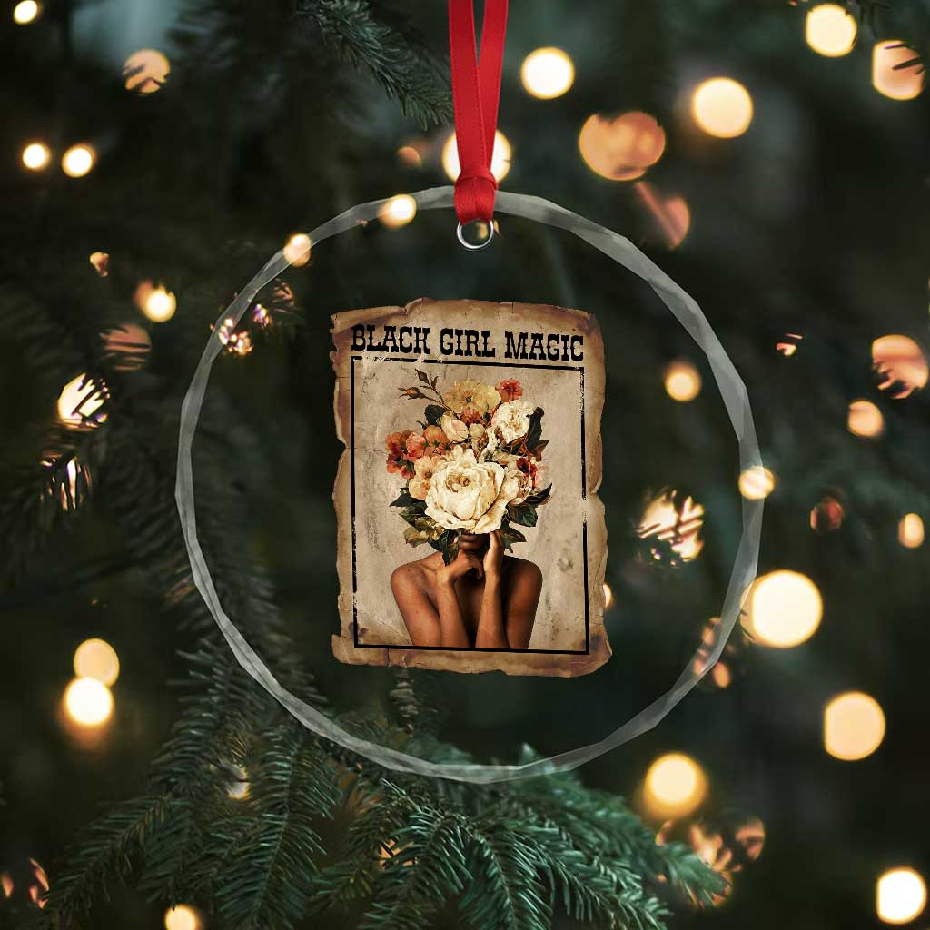 Black Girl Magic Crystal Glass Ornament Feminist Black Women In History TS12 Print Your Wear