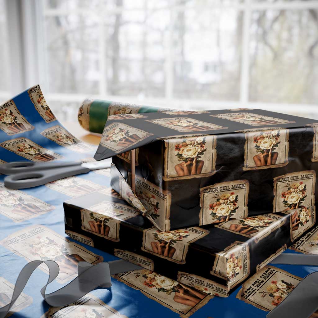 Black Girl Magic Wrapping Paper Roll Feminist Black Women In History TS12 Black Print Your Wear