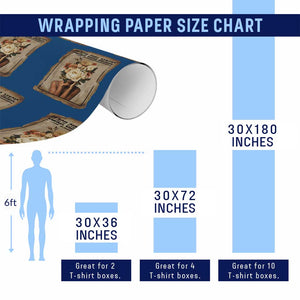 Black Girl Magic Wrapping Paper Roll Feminist Black Women In History TS12 Print Your Wear