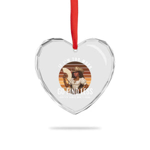 Black History African Melanin Cowgirl Heart Crystal Glass Ornament Country Girls African American Western Tribute TS10 Print Your Wear
