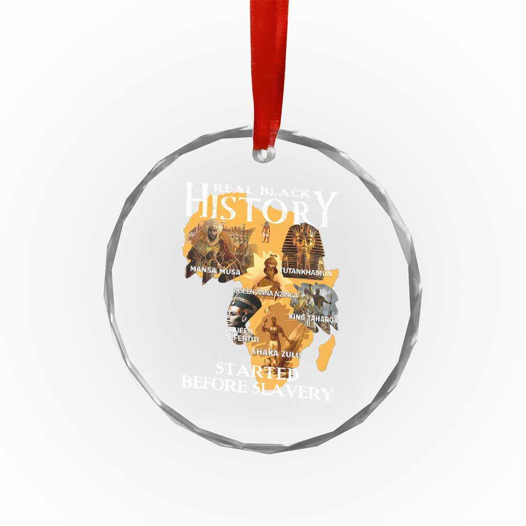 Black History Crystal Glass Ornament Didnt Start With Slavery TS10 Print Your Wear