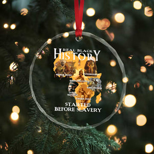 Black History Crystal Glass Ornament Didnt Start With Slavery TS10 Print Your Wear