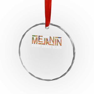 Black History Crystal Glass Ornament Melanin Kente Juneteenth Black History TS10 Print Your Wear