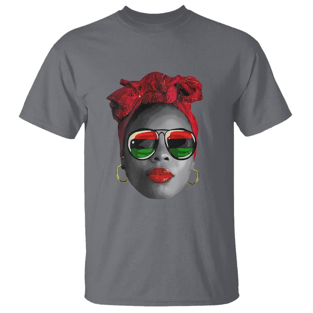 Black History Juneteenth T Shirt For Women Dope Proud Queen TS01 Charcoal Printyourwear